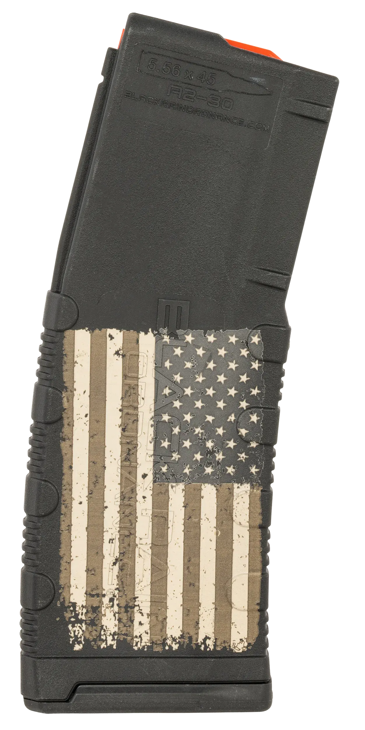 Black Rain Ordnance MAG30AMFLAG Magazine 30rd 223 Rem/5.56x45mm NATO American Flag Engraving Fits AR-15/M16/M4