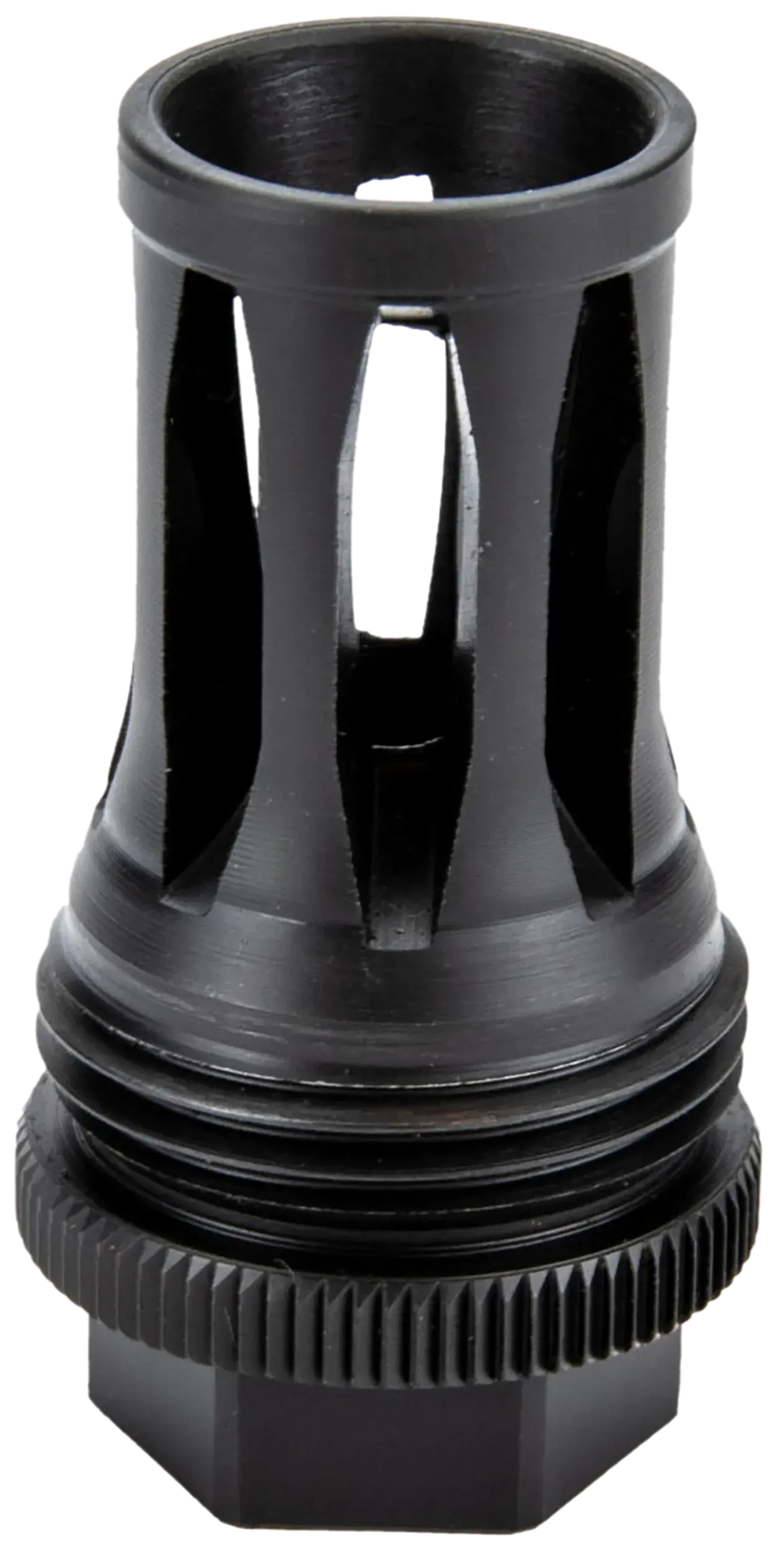 Kgm Suppressors A-QD-FH-S-2 Quick Detach Flash Hider Black Nitride Steel 5/8"x24 Threads