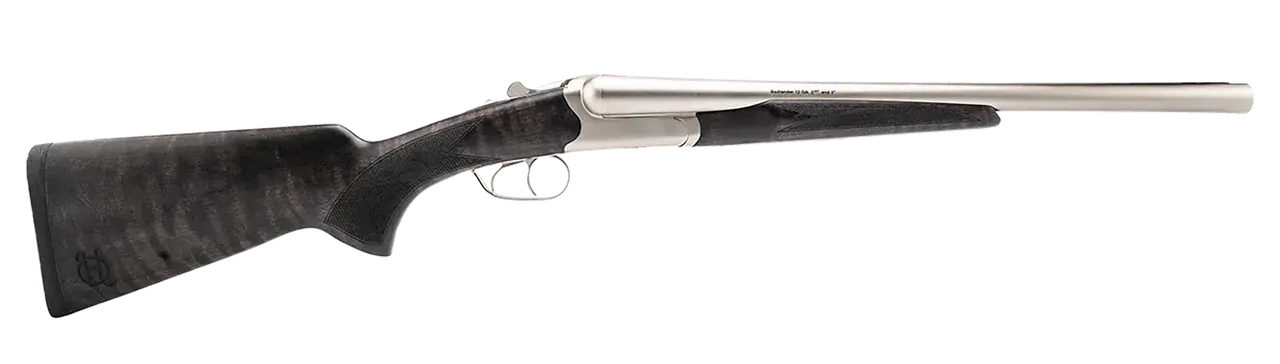 Heritage Mfg BL41018NI Badlander 410 Bore Break Open 2rd 18.50" Nickel Side By Side Barrel & Receiver, Fixed Turkish Walnut Wood Stock