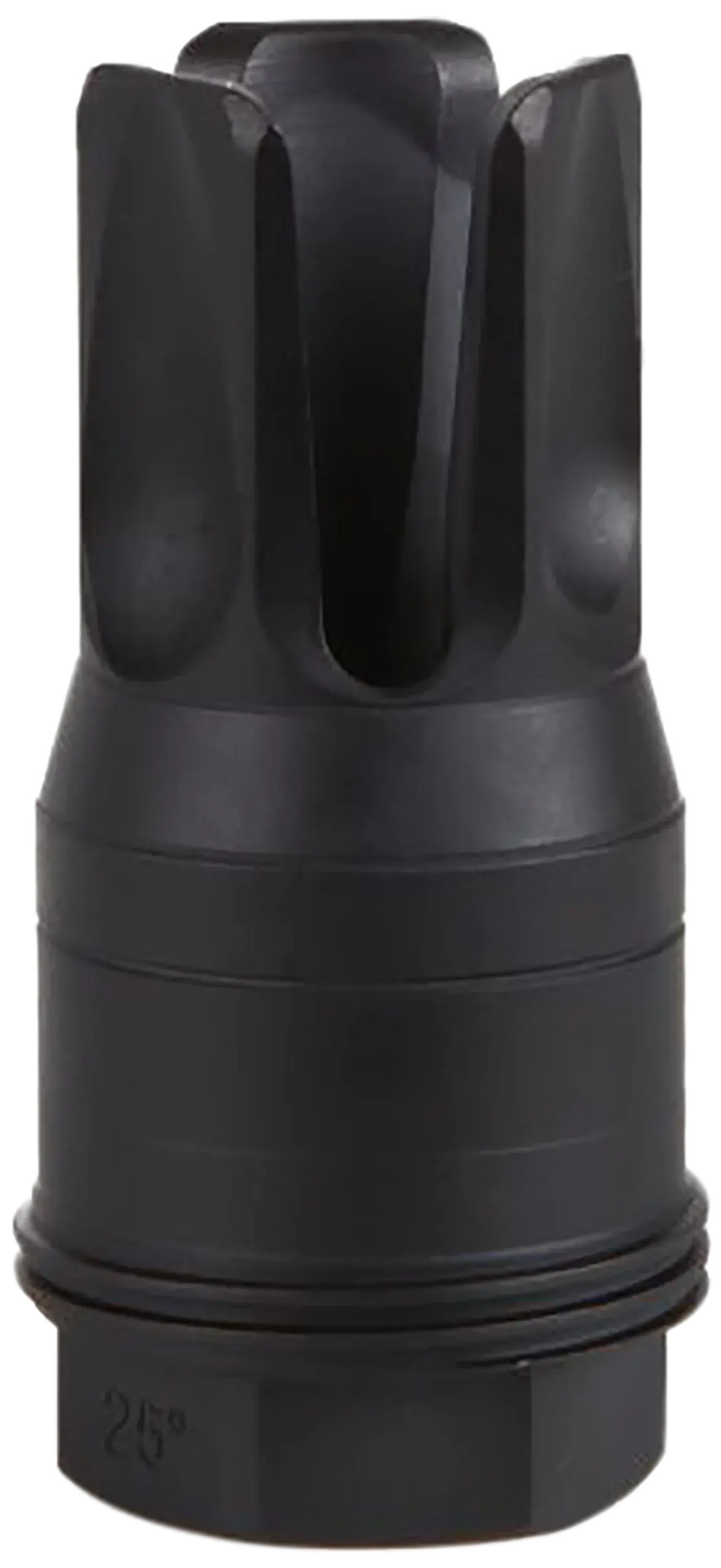 Sig Sauer SL55612X2825DEGF Clutch-Lok QD Flash Hider Black Stainless Steel with 1/2"x28 tpi 2.10" OAL for 5.56mm Sig Taper Lok Barrels