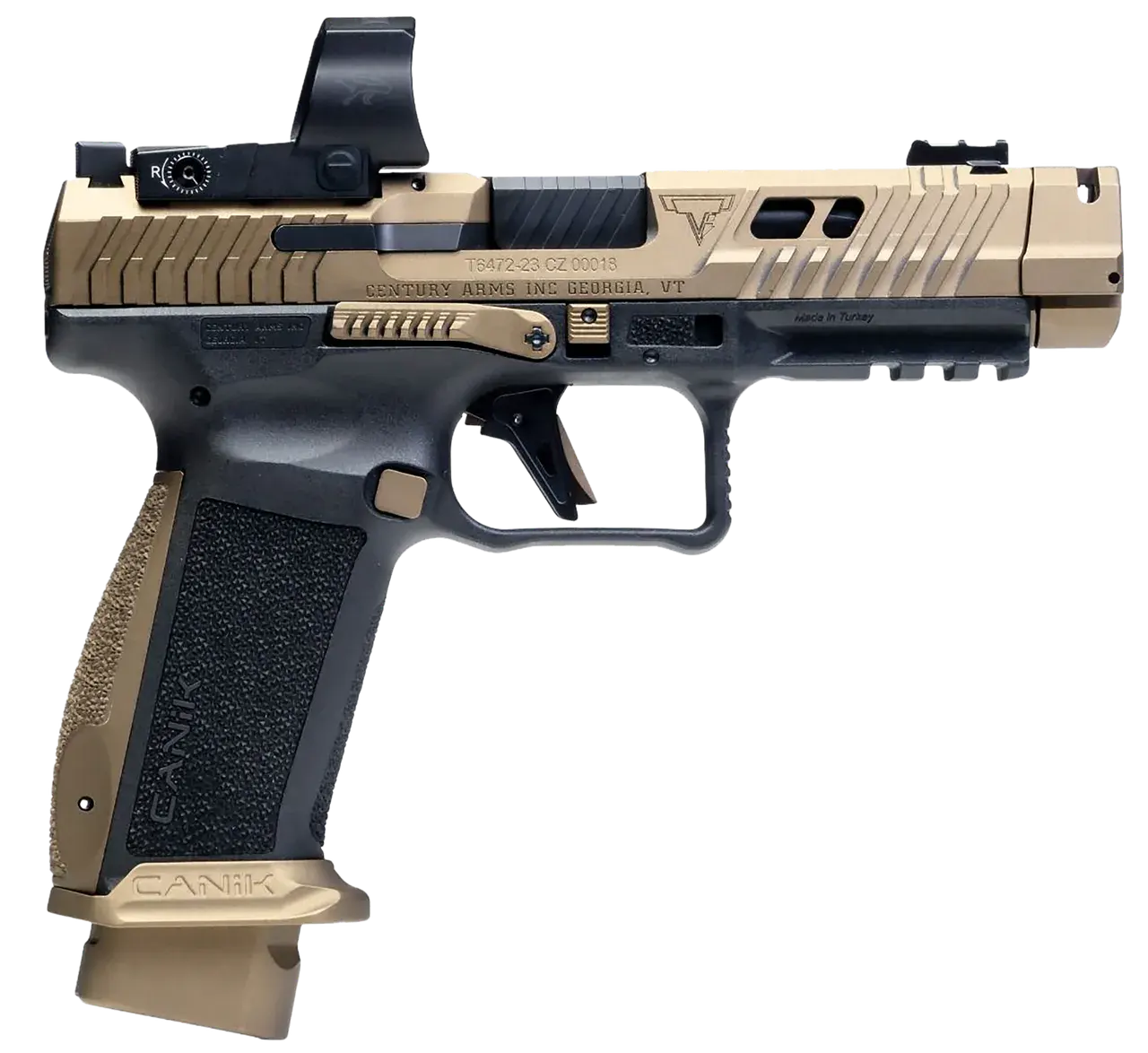 CIA HG7854VN CANIK TTI COMBAT 9MM OPTIC BRZ/BK