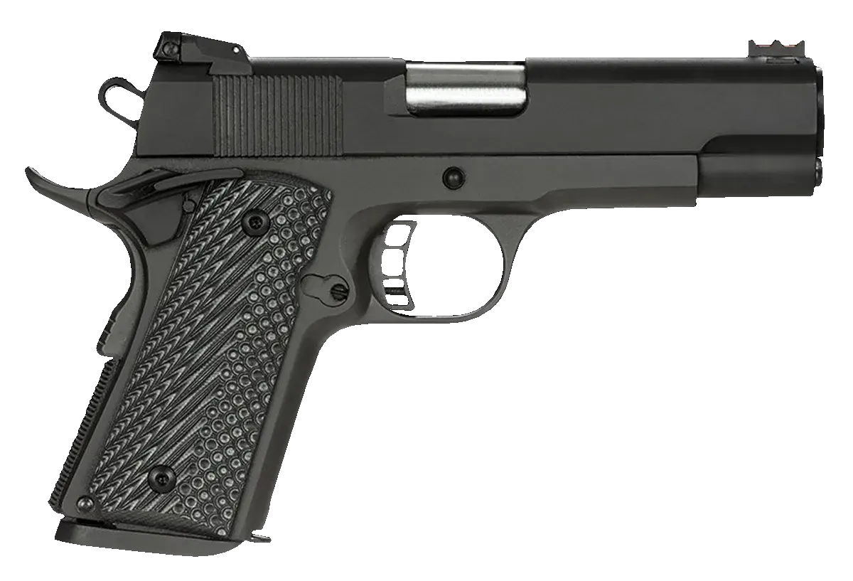 Rock Island 51857 Rock Ultra CCO 45 ACP 7+1 4.20" Button-Rifled Barrel, Black Parkerized Serrated Steel Slide, Black Anodized Aluminum Frame w/Beavertail, G10 Tactical Grip, Right Hand