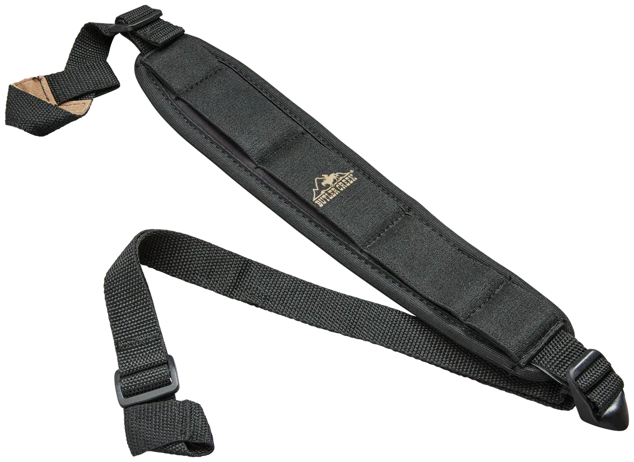 Butler Creek 80023 Comfort Stretch Shotgun Sling Black Neoprene w/Non-Slip Grippers 2.50" Wide Adjustable Design