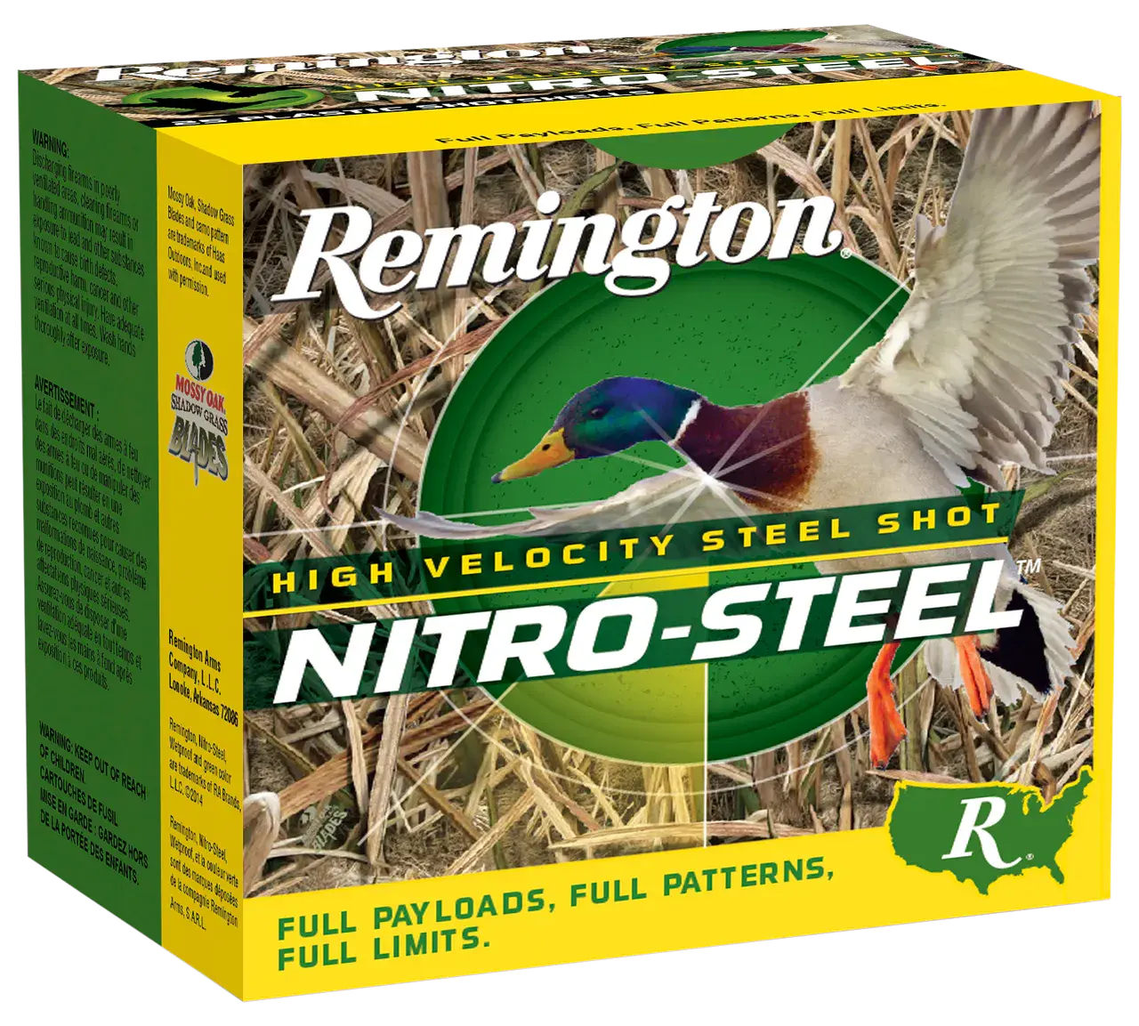 Remington Ammunition 20650 Nitro-Steel High Velocity 12Gauge 2.75" 1 1/4oz BBShot 25 Per Box/10 Case