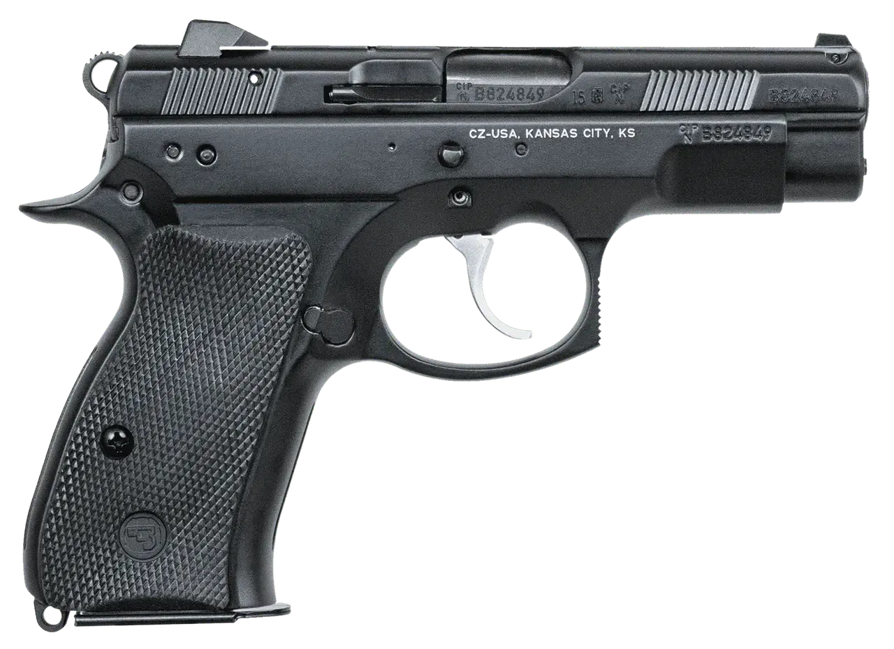 CZ-USA 01194 75D PCR Compact Frame 9mm Luger 10+1 3.75" Black Steel Barrel, Black Steel Serrated Slide, Black Polycoat Aluminum Frame w/Beavertail, Black Rubber Grip, Right Hand
