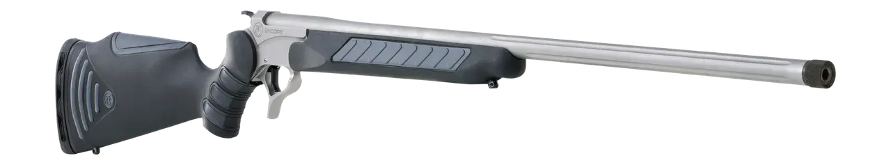 Thompson Center Arms, LLC 8183R Encore ProHunter 6.5 Creedmoor 1rd 26" Stainless Fluted Threaded Barrel, Stainless Steel Drilled & Tapped Receiver, Black FlexTech Synthetic Stock