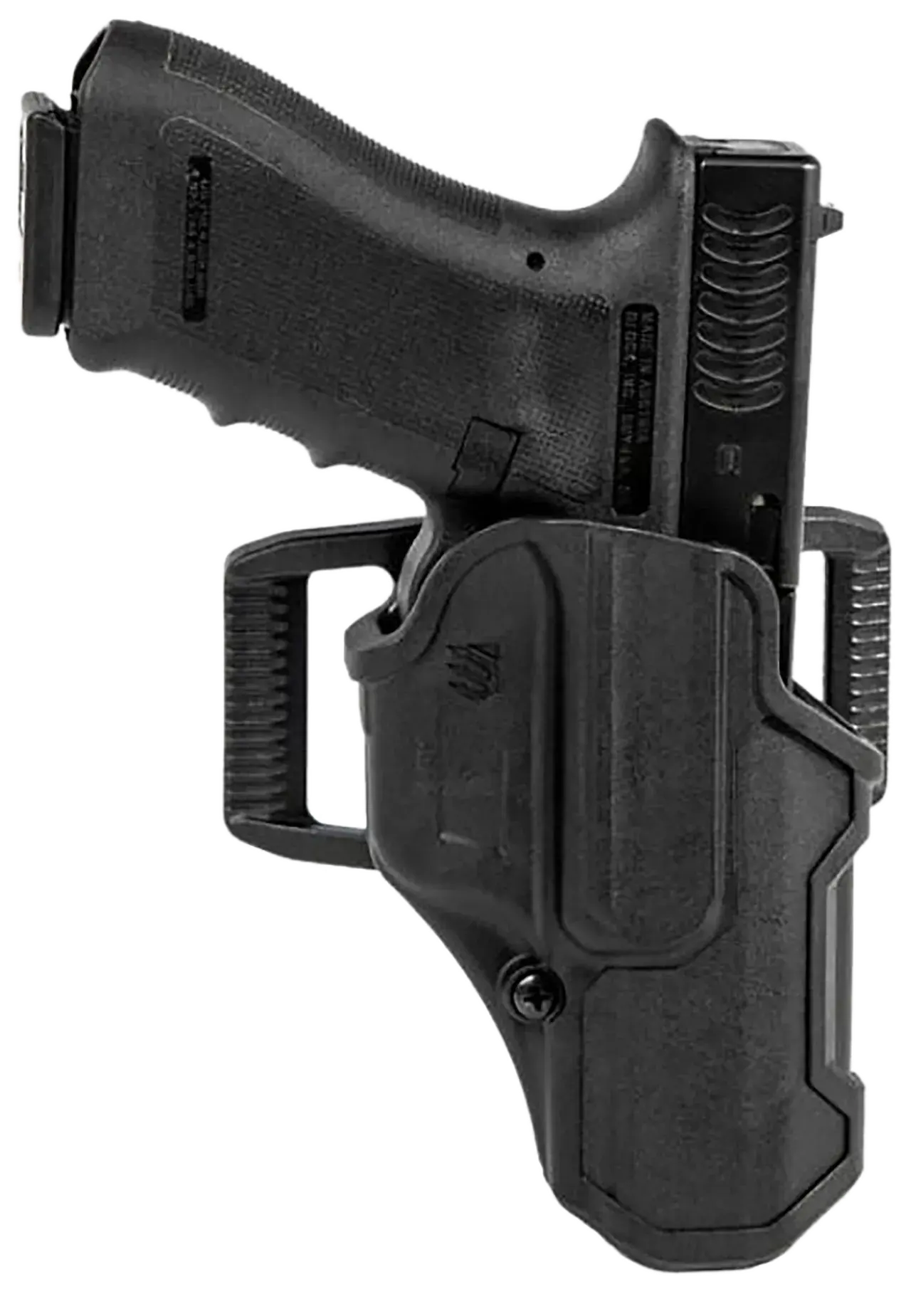 Blackhawk 410700BKR T-Series L2C Non-Light Bearing OWB Black Polymer Belt Slide Compatible w/Glock 17/22/31/34/41/47 Right Hand