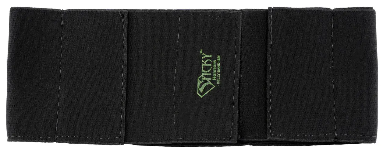 Sticky Holsters BBSM Belly Band Black Small Elastic 24"-34"