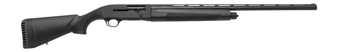 Maverick Arms 33002 SA 12 Gauge Semi-Auto 3" 5+1 28" Matte Blued Vent Rib Barrel, Adj LOP Black Synthetic Stock