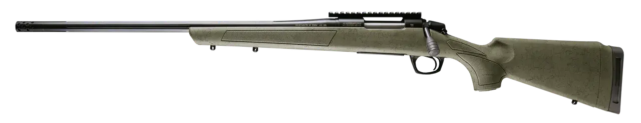 CVA CR3989GLH Cascade XT 6.5 PRC 2+1 24" Graphite Black Cerakote Fluted Threaded Barrel & Receiver w/Picatinny Rail, OD Green w/Black Webbing Adjustable Synthetic Stock, Left Hand
