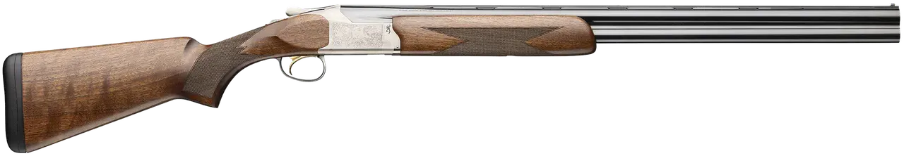Browning 0183463004 Citori 825 12 Gauge Break Open 3" 2rd 28" Polished Blued Over/Under Vent Rib Barrel, Silver Nitride Stainless Steel Receiver, Fixed Black Walnut Stock