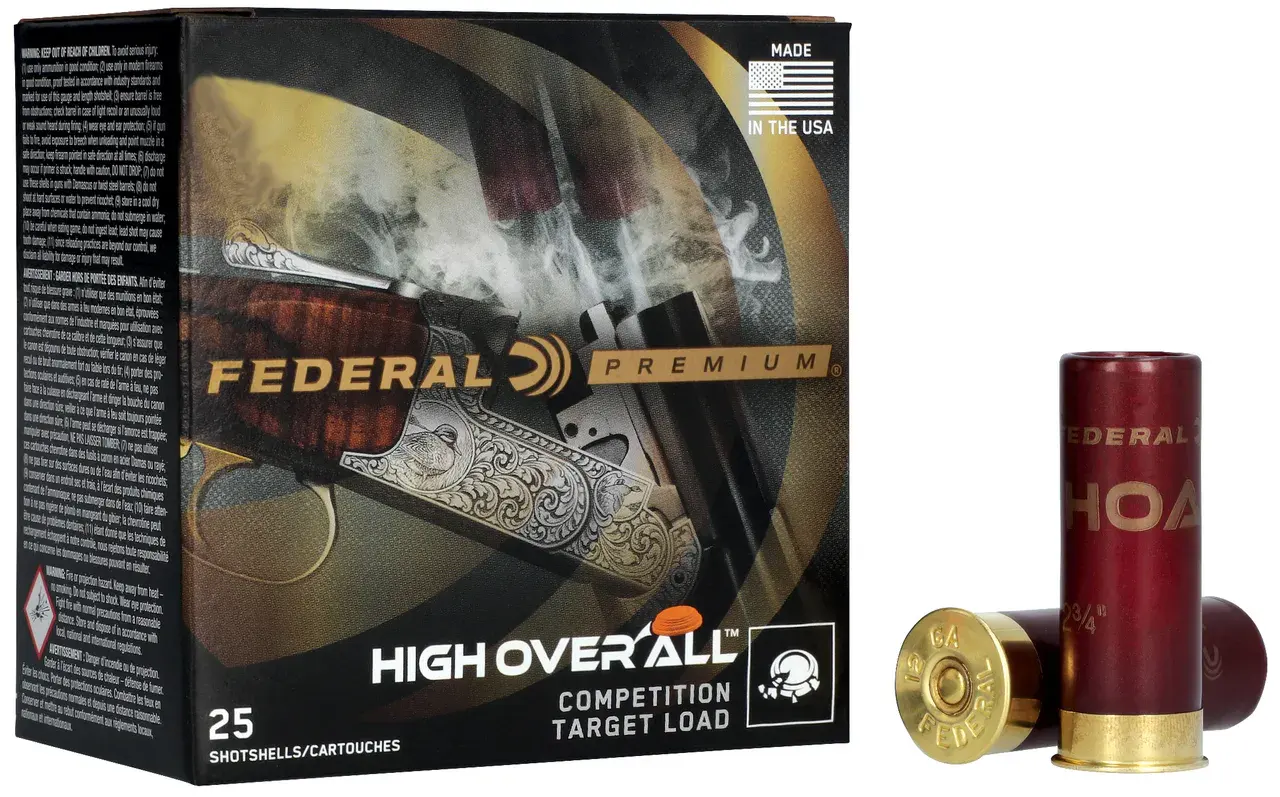 Federal HOA2075 Premium High Over All 20Gauge 2.75" 7/8oz 7.5Shot 25 Per Box/10 Case