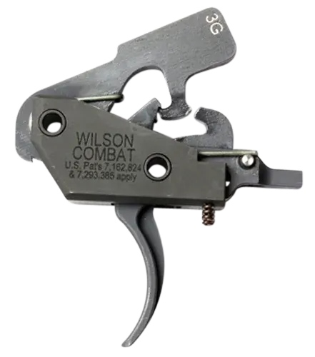 Wilson Combat TRTTU3G Tactical Trigger Unit 3-Gun Drop-in Trigger with 3.50-4 lbs Draw Weight & Black Finish for AR-Platform